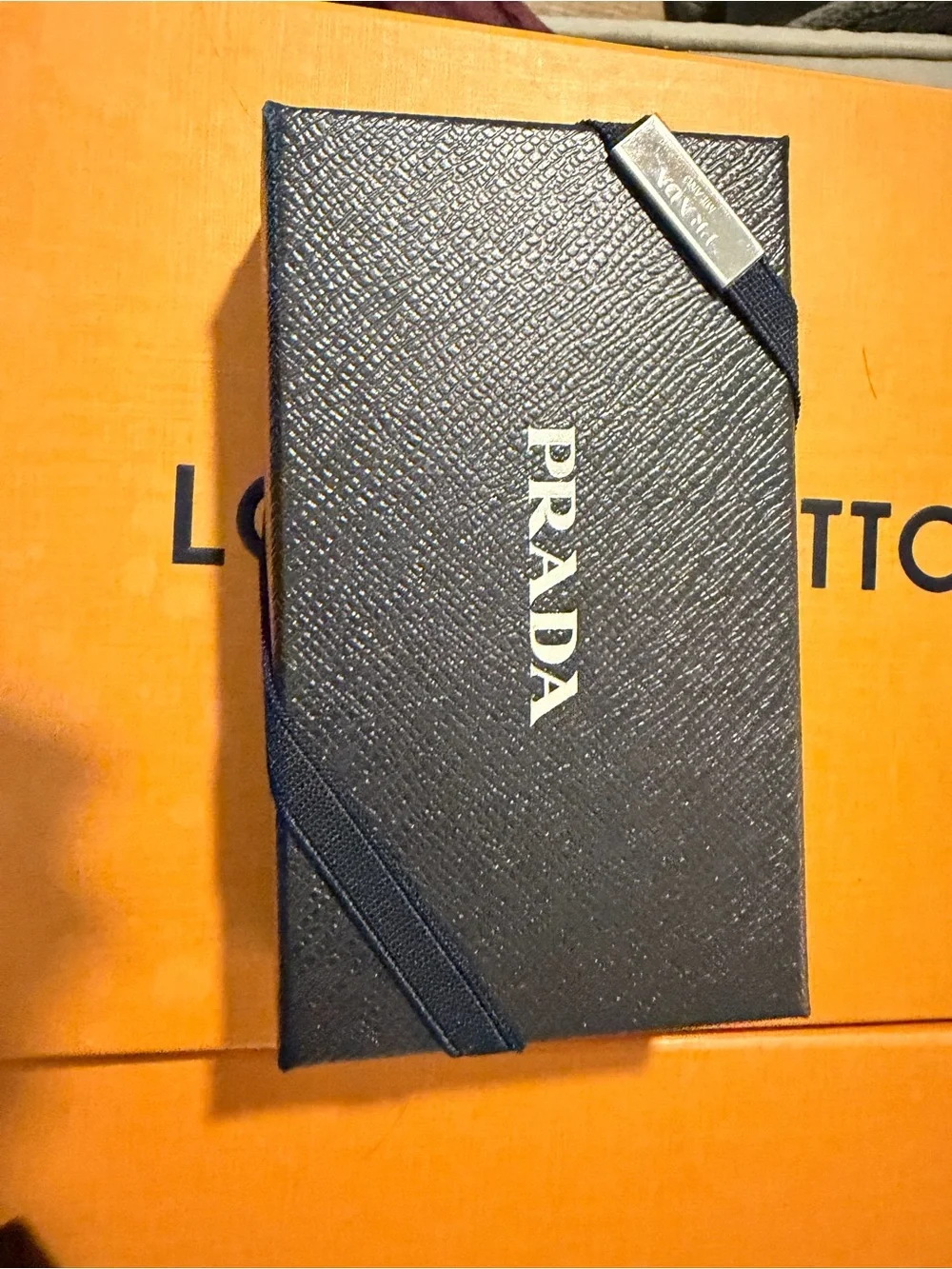 Prada compact zip